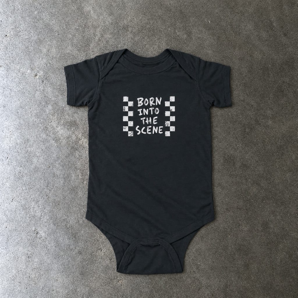 Born into the Scene Onesie Black / NB (0-3M)