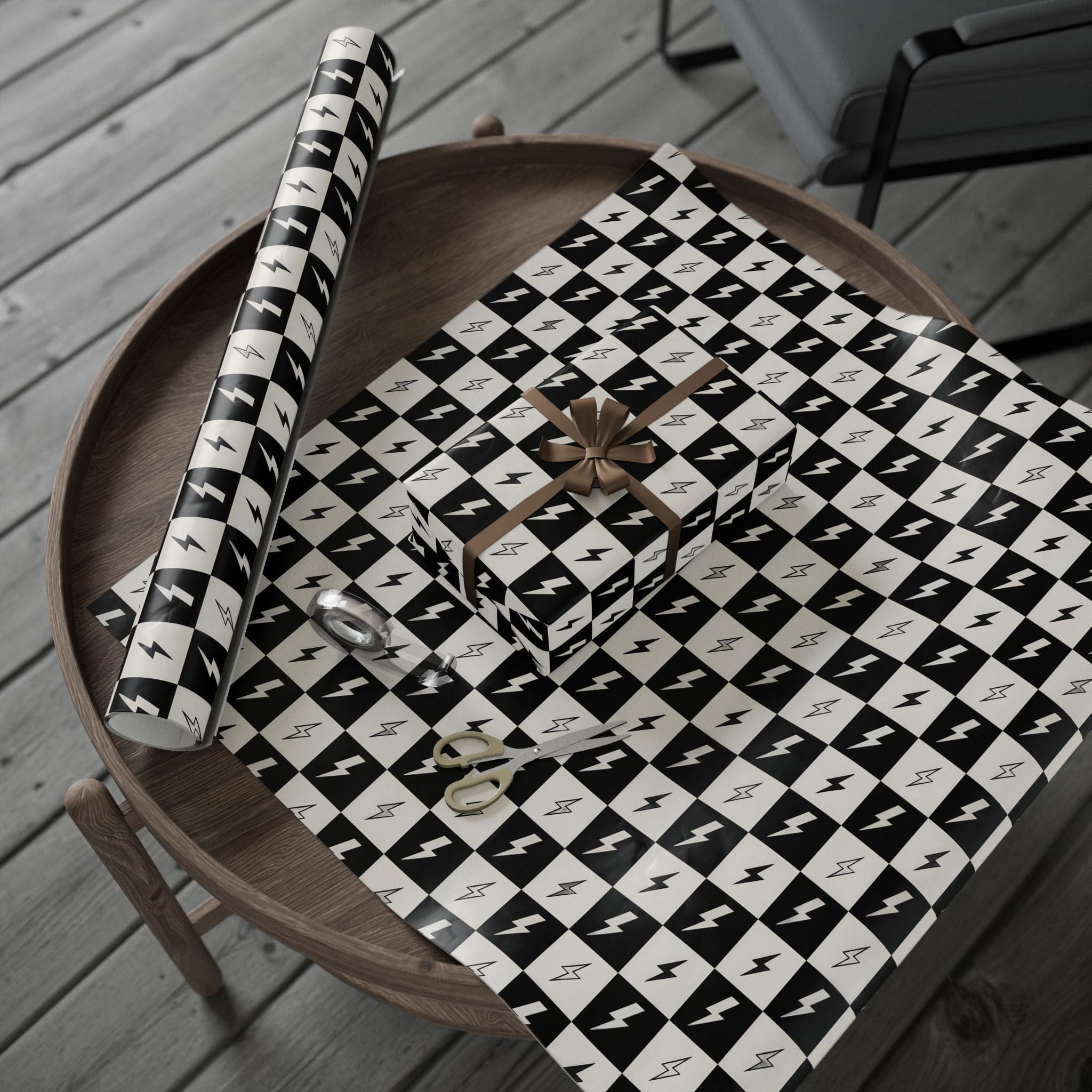 Checkerboard Wrapping Paper 30" x 180" / Glossy