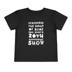 Conceived the Night of Some Emo Band's 20th Anniversary Show Toddler Tee (US) Black / 2T