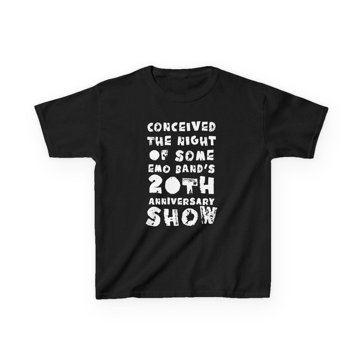 Conceived the Night of Some Emo Band's 20th Anniversary Show Youth Tee (US) Black / XS
