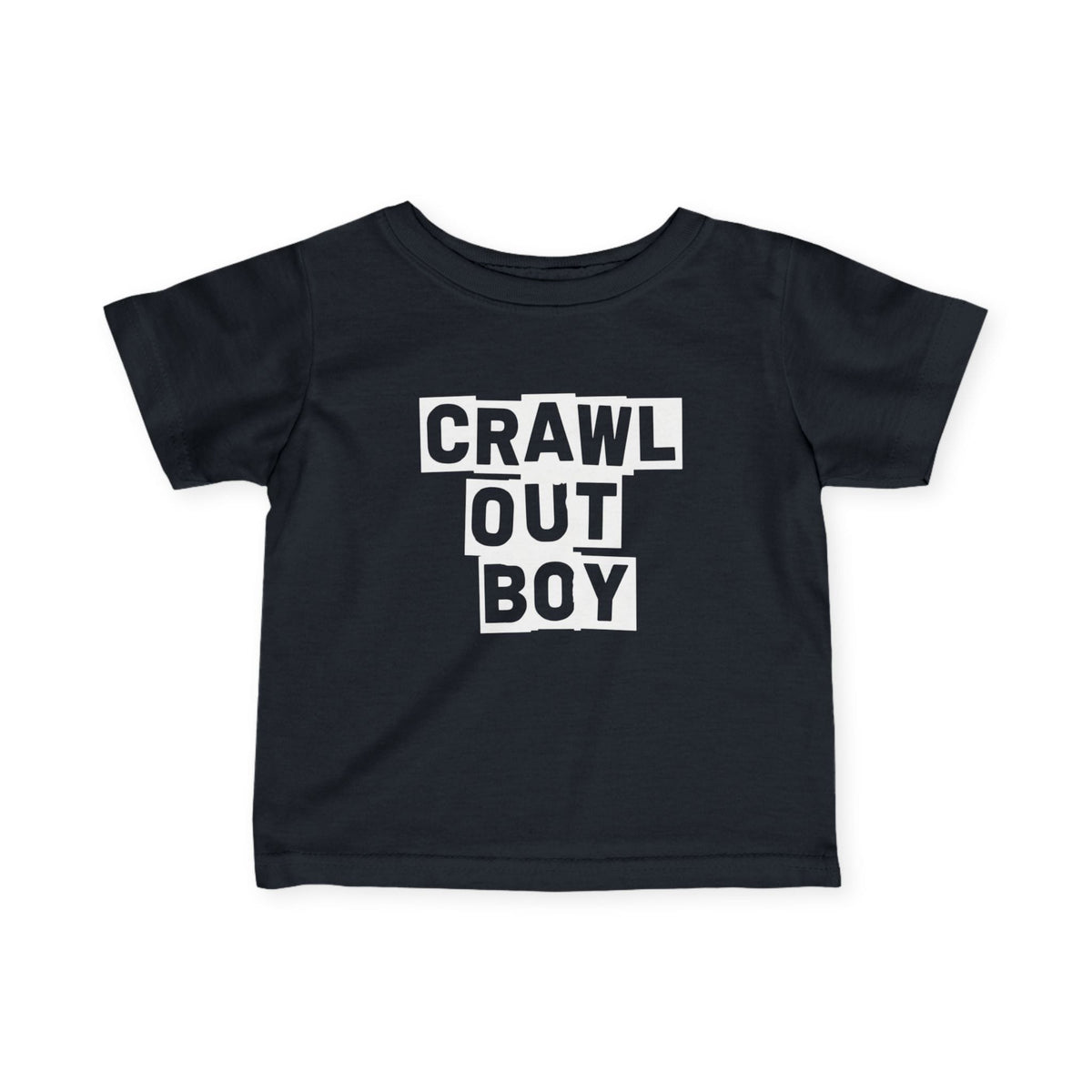Crawl Out Boy - Infant Tee CA Black / 6M