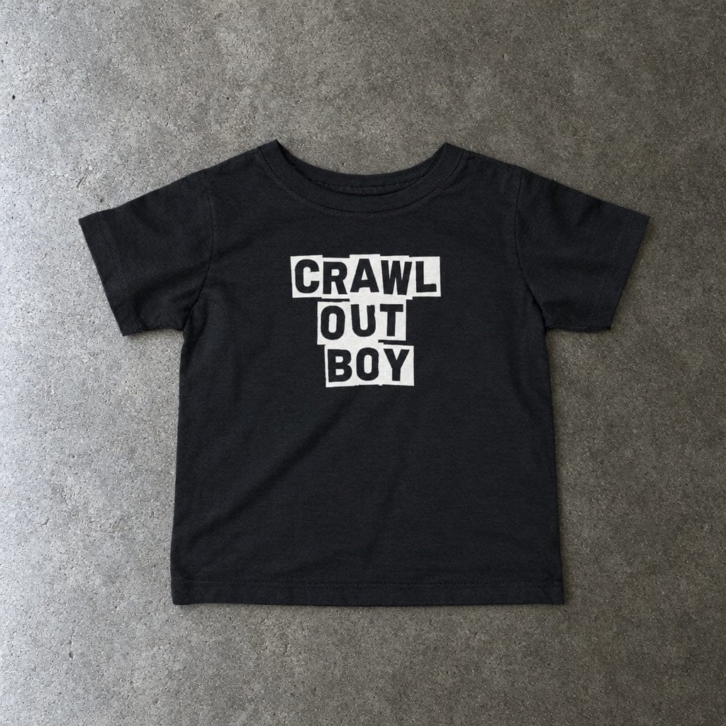 Crawl Out Boy - Infant Tee CA Black / 6M