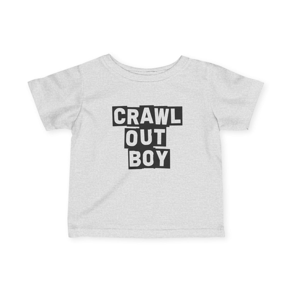 Crawl Out Boy - Infant Tee CA Heather / 6M