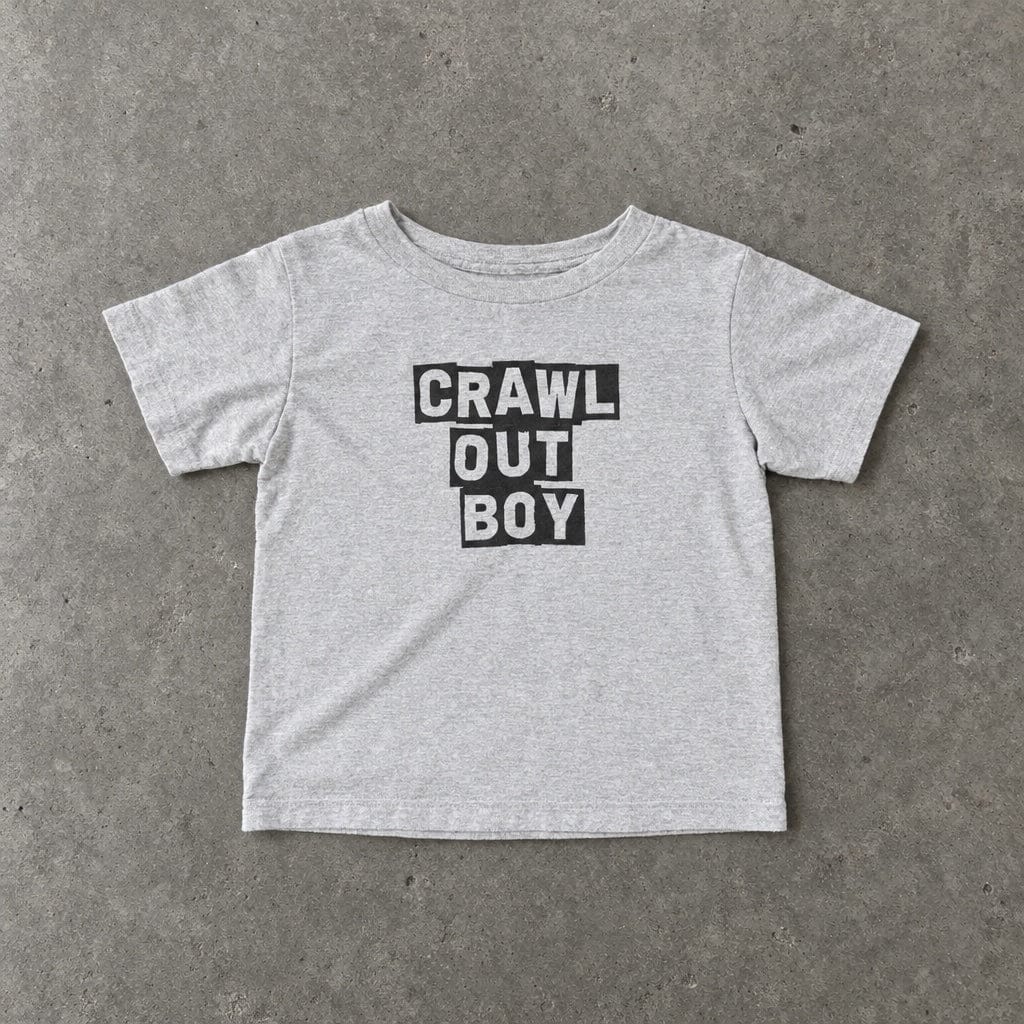 Crawl Out Boy - Infant Tee CA Heather / 6M