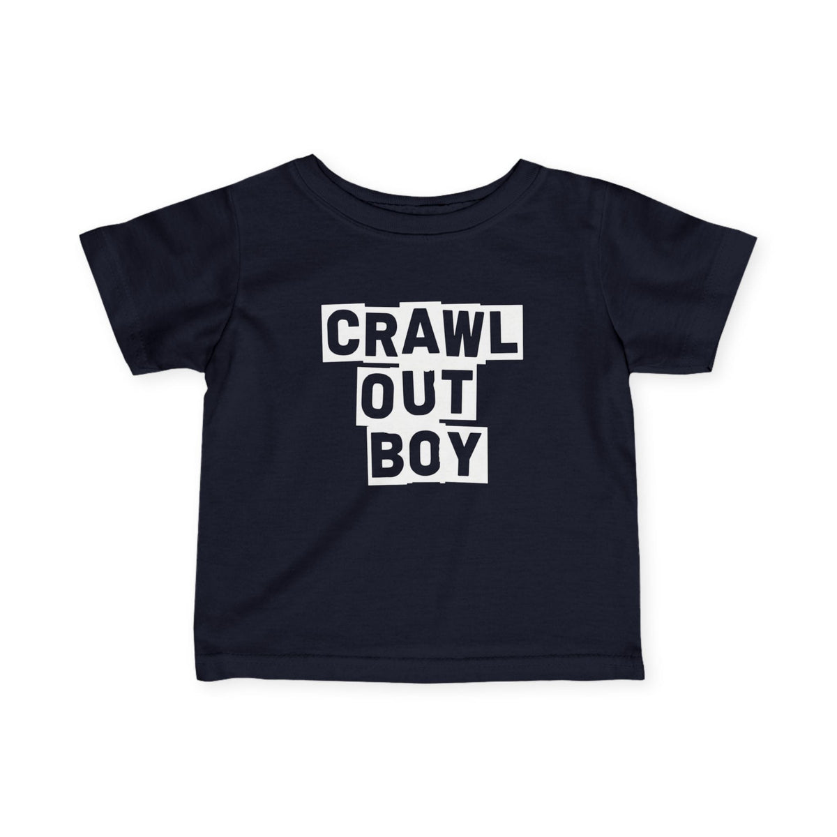 Crawl Out Boy - Infant Tee CA Navy / 6M
