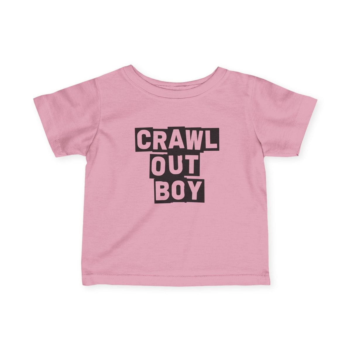 Crawl Out Boy - Infant Tee CA Pink / 6M