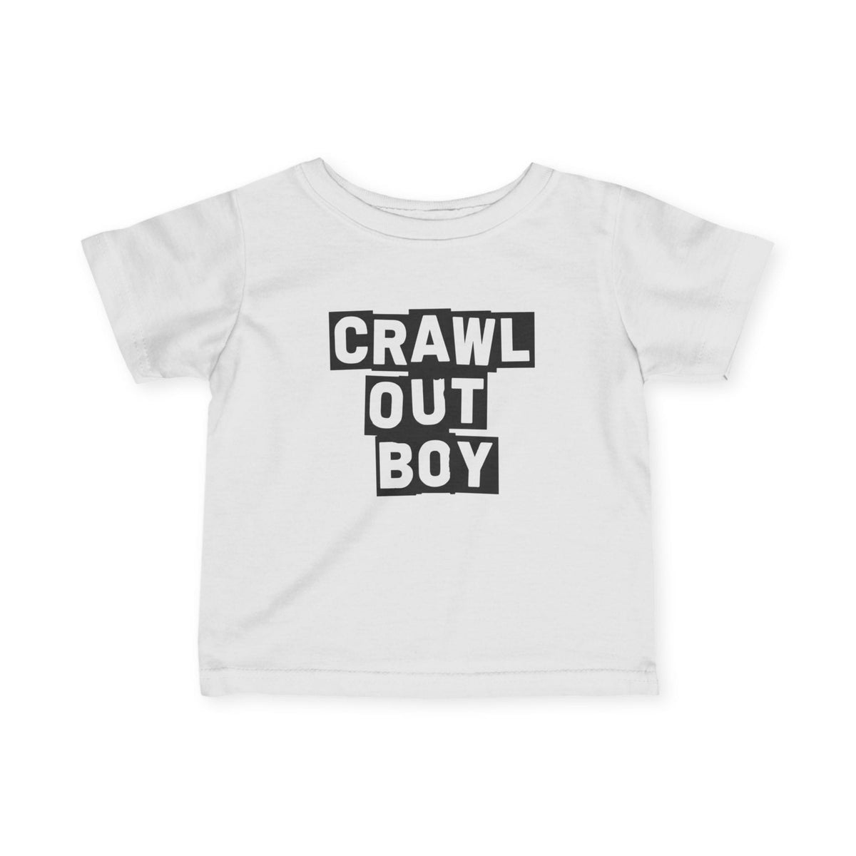 Crawl Out Boy - Infant Tee CA White / 6M