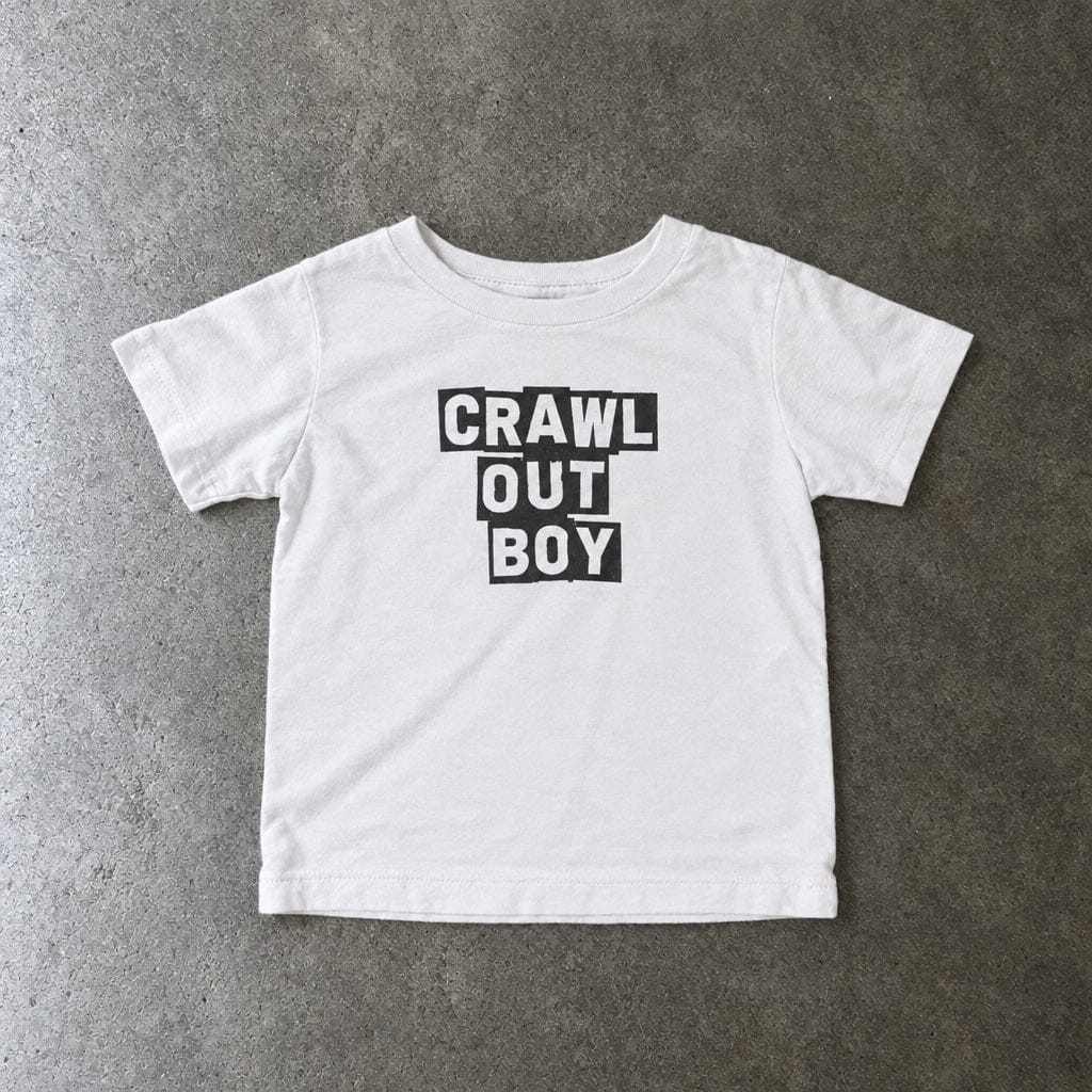 Crawl Out Boy - Infant Tee CA White / 6M