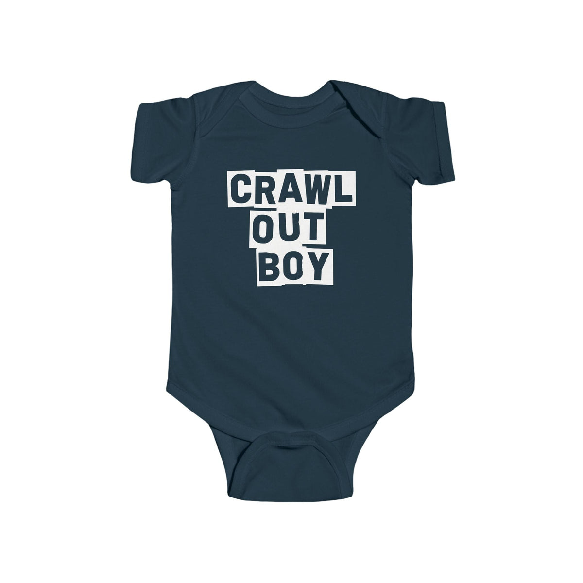 Crawl Out Boy - Onesie CA Navy / NB (0-3M)