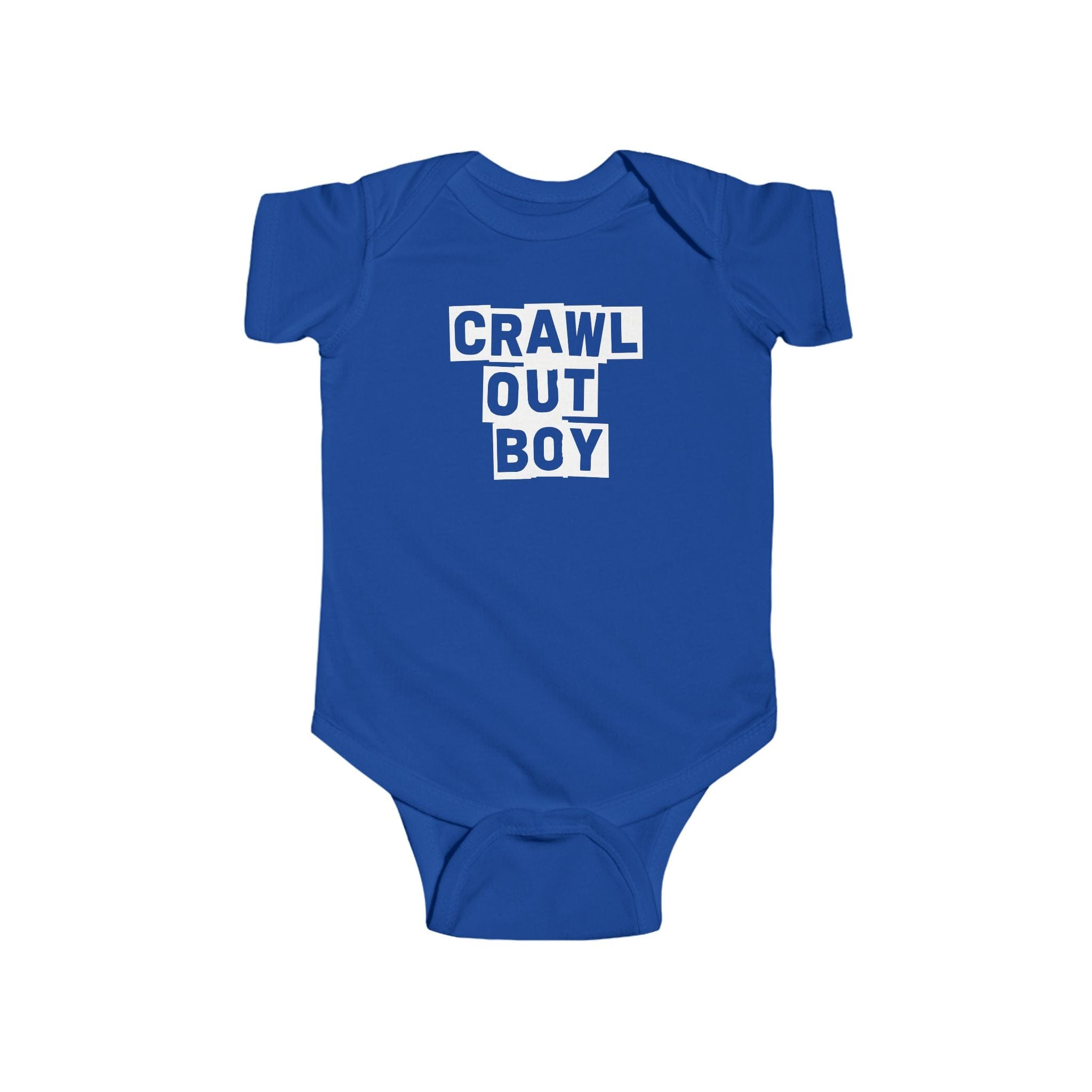 Crawl Out Boy - Onesie Royal / NB (0-3M)