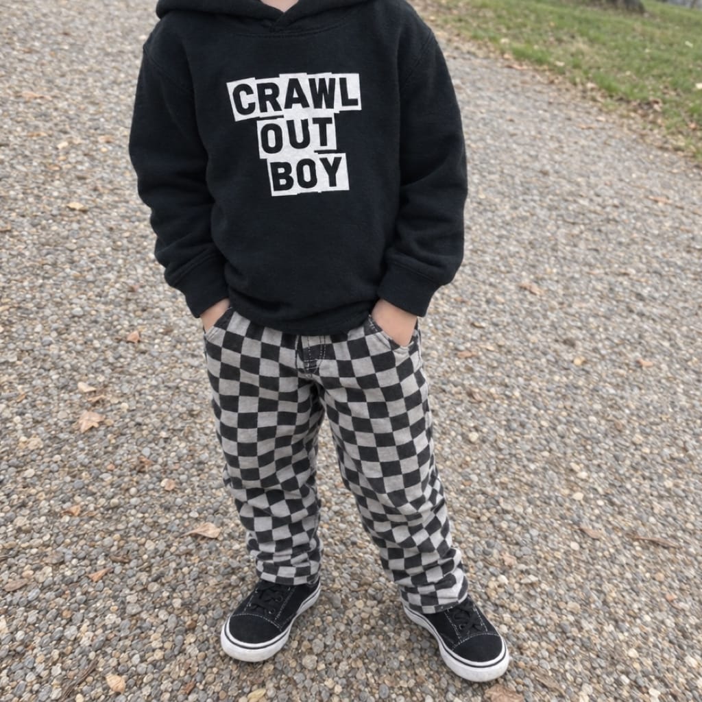 Crawl Out Boy Toddler Hoodie