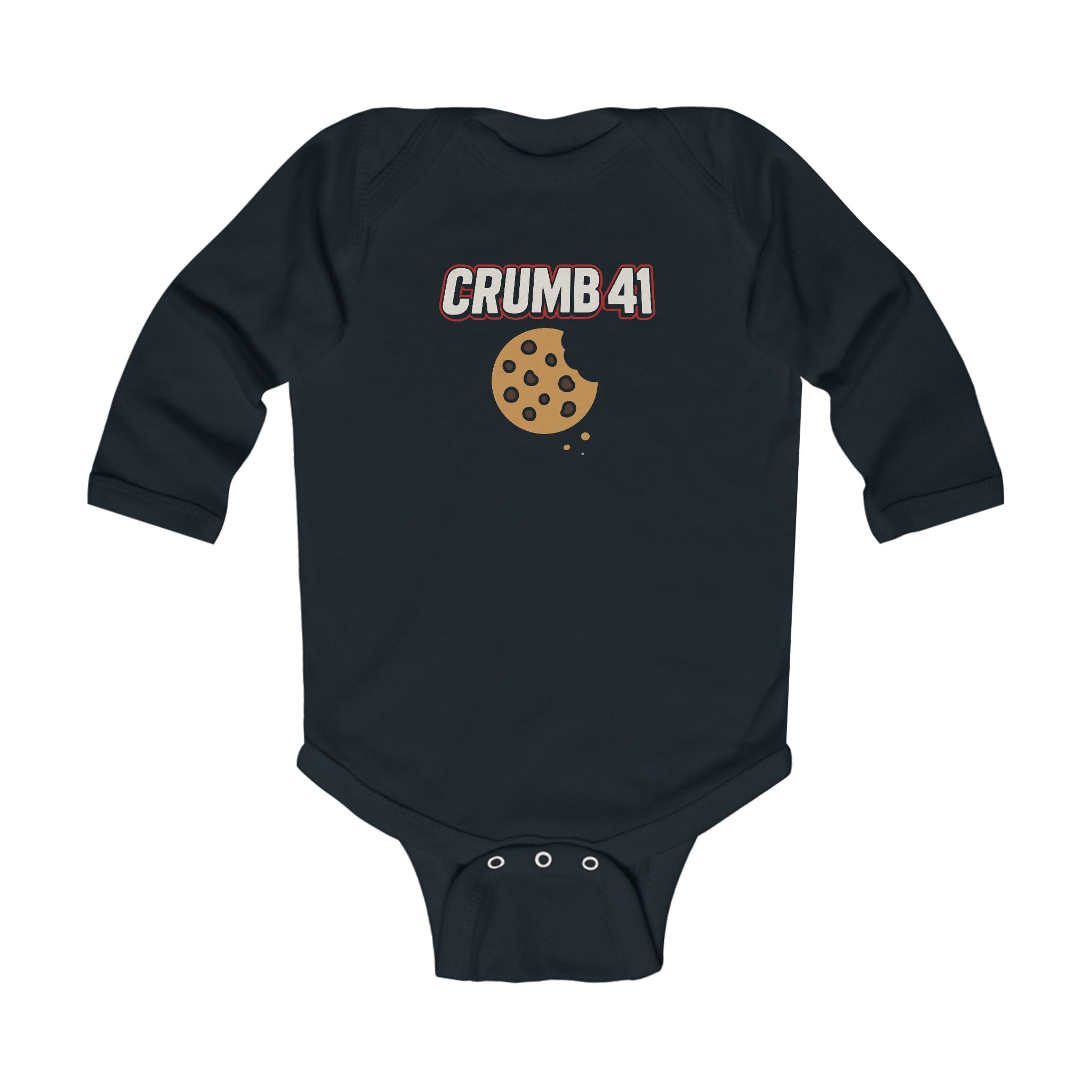 Crumb 41 - Long Sleeve Onesie Black / NB (0-3M)