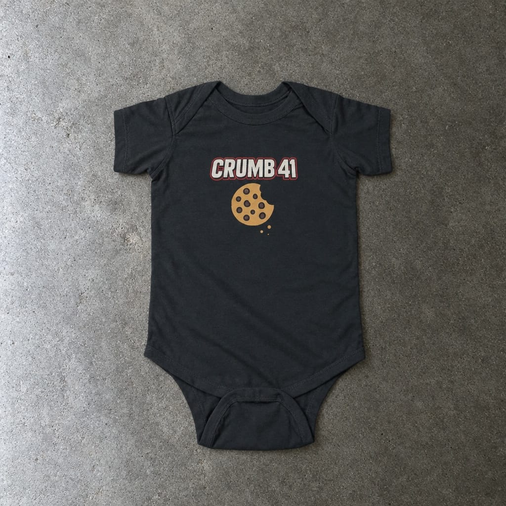 Crumb41 - Onesie Black / NB (0-3M)