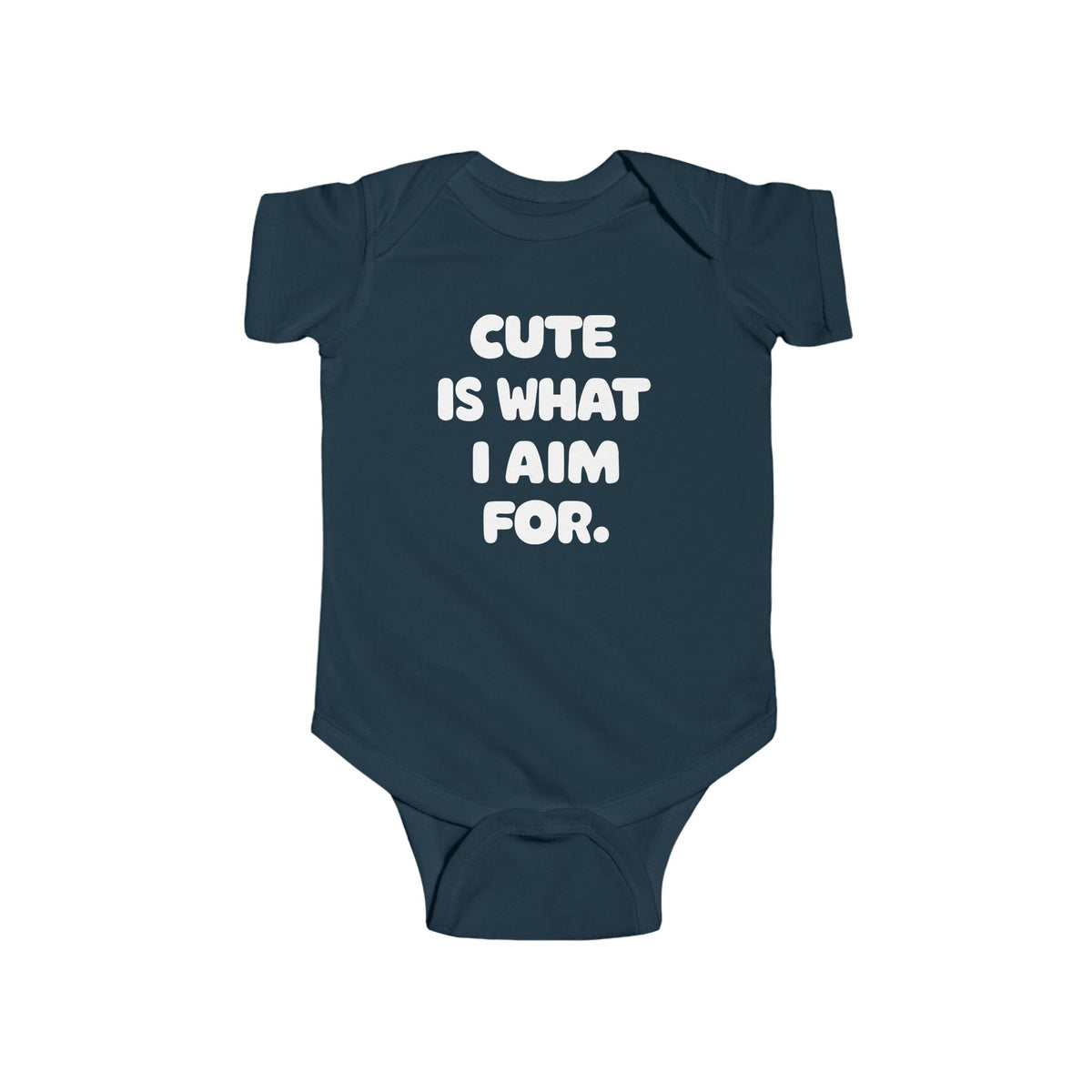 Cute Is What I Aim For - Onesie CA Navy / NB (0-3M)