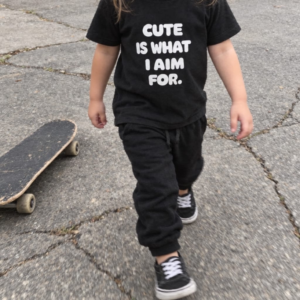 Cute Is What I Aim For - Toddler Tee