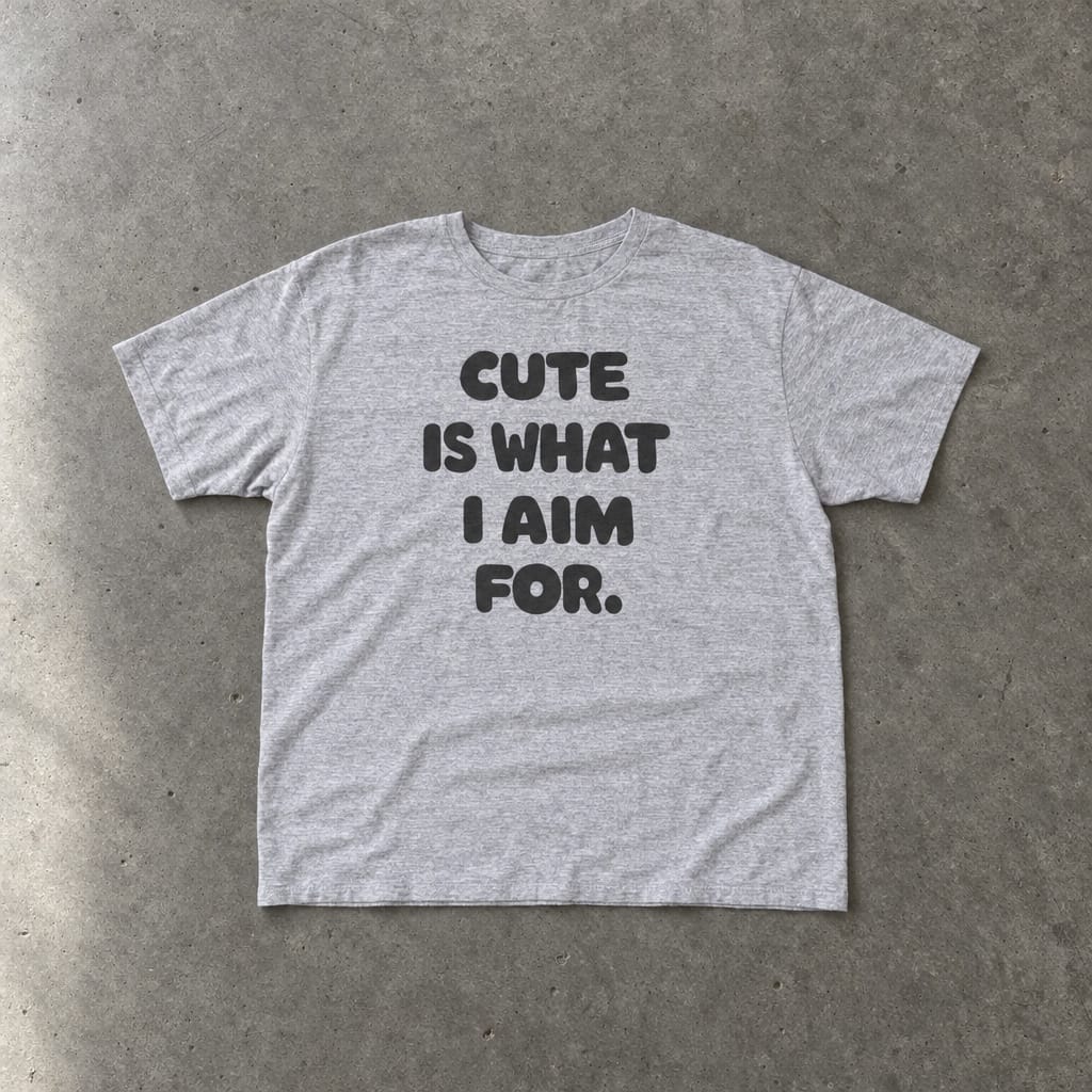 Cute Is What I Aim For - Toddler Tee CA Heather / 2T