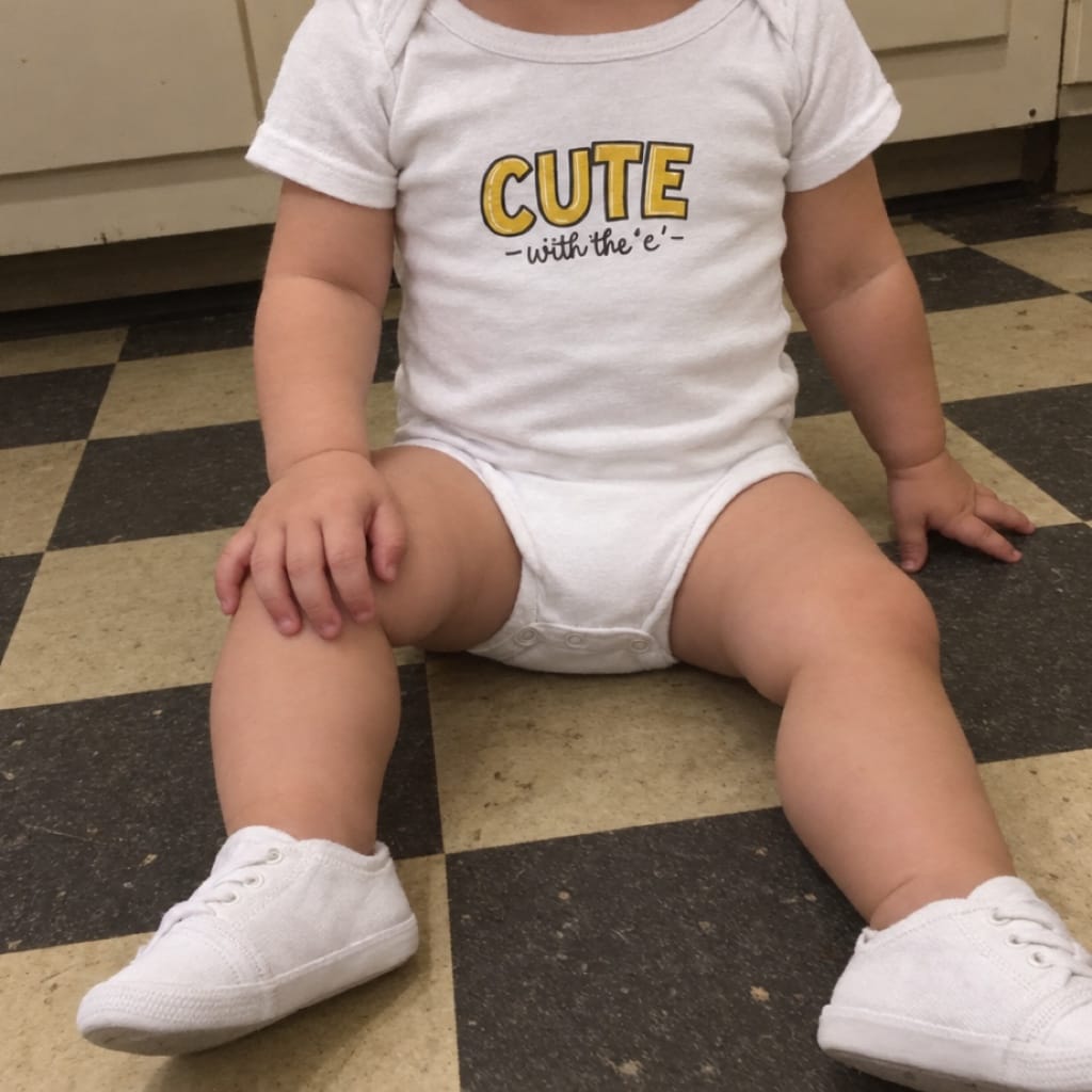 Cute with the E - Onesie