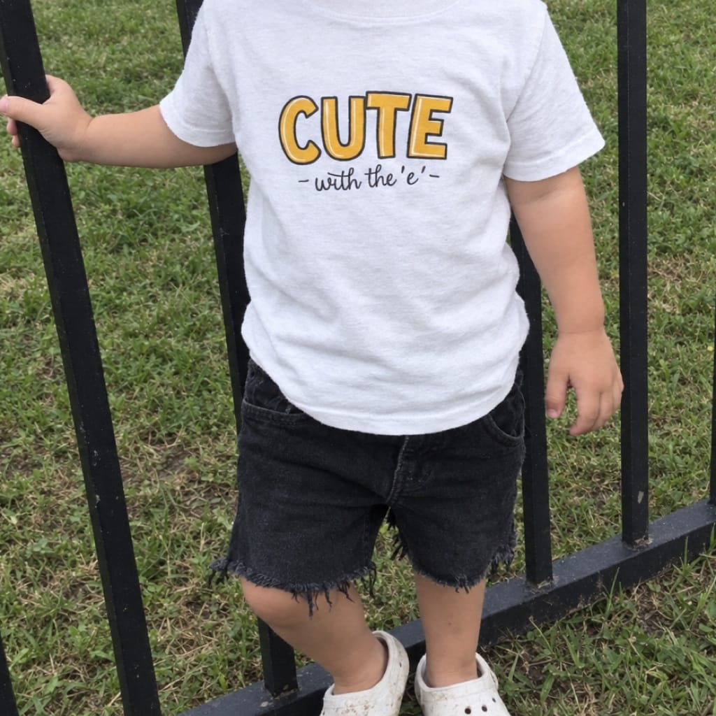 Cute with the E - Toddler Tee