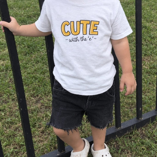 Cute with the E - Toddler Tee