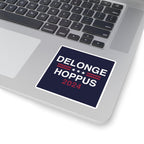 DeLonge / Hoppus 2024 Sticker 3" × 3" / White
