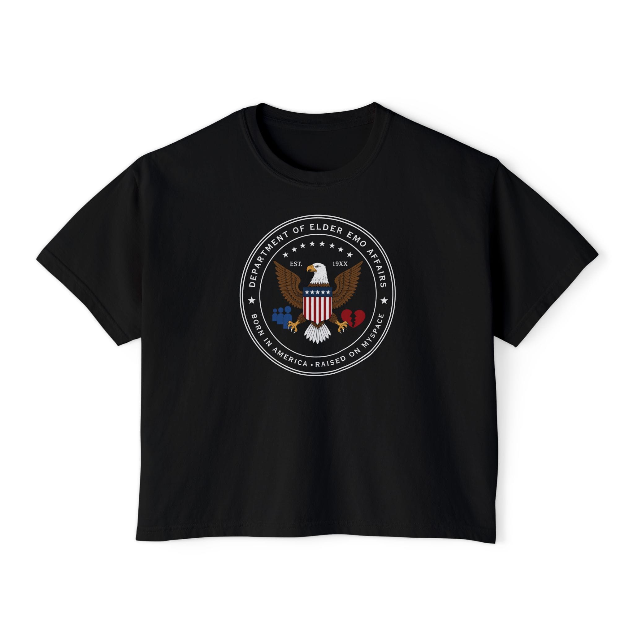 Dept of Elder Emo Affairs Crop Black / S