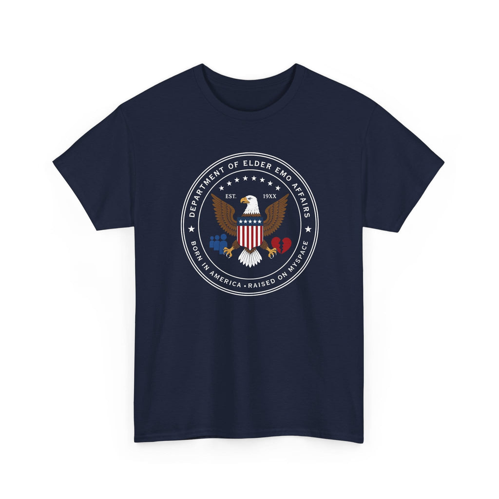 Dept of Elder Emo Affairs Tee Navy / S