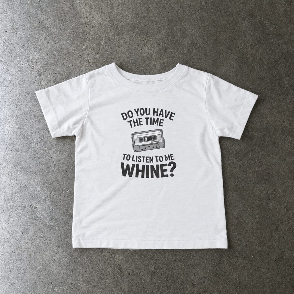 Do You Have The Time To Listen To Me Whine - Infant Tee White / 6M