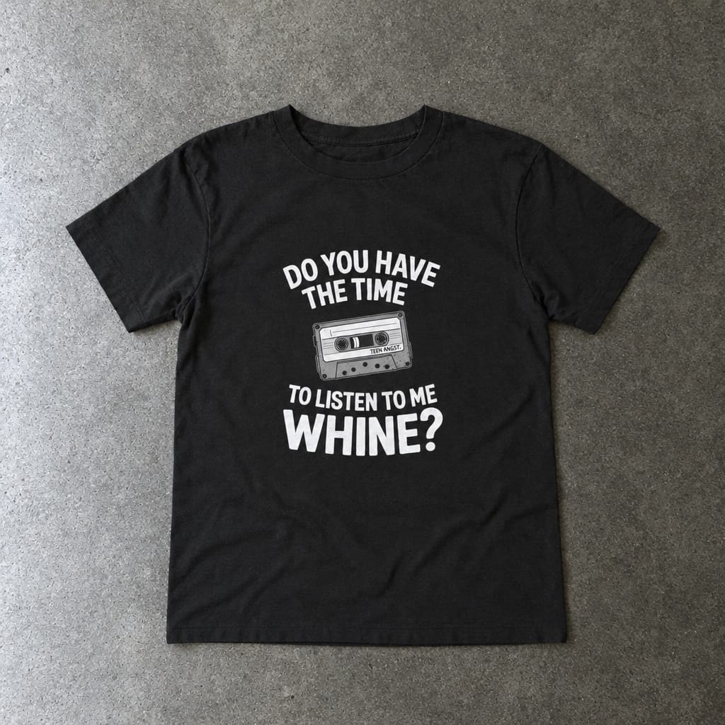 Do You Have The Time To Listen To Me Whine - Toddler Tee Black / 2T
