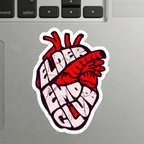 Elder Emo Club Heart Sticker