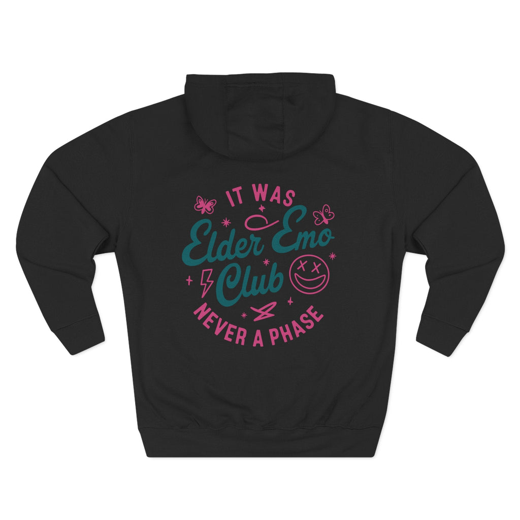 Elder Emo Club Hoodie S / Black