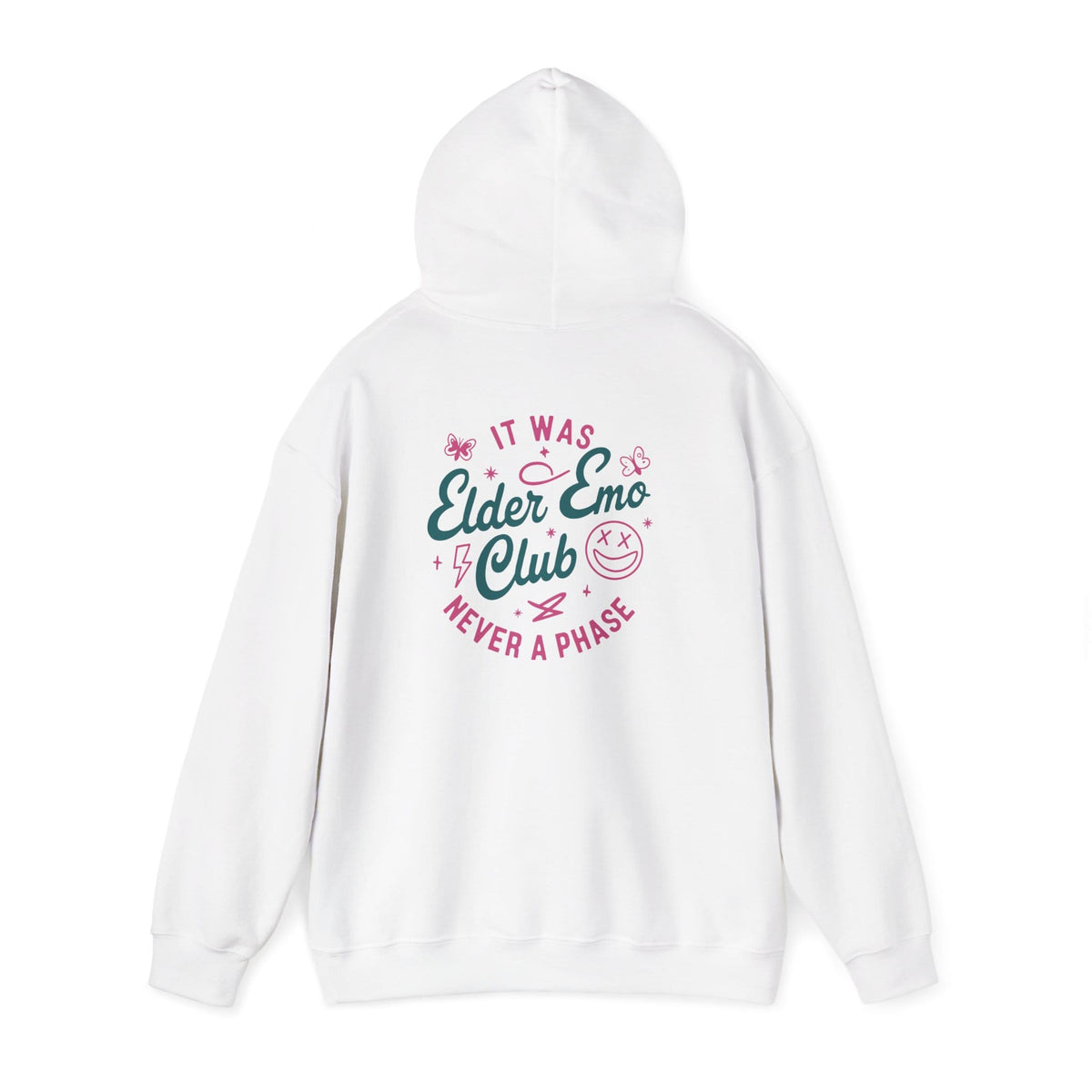 Elder Emo Club Hoodie S / White