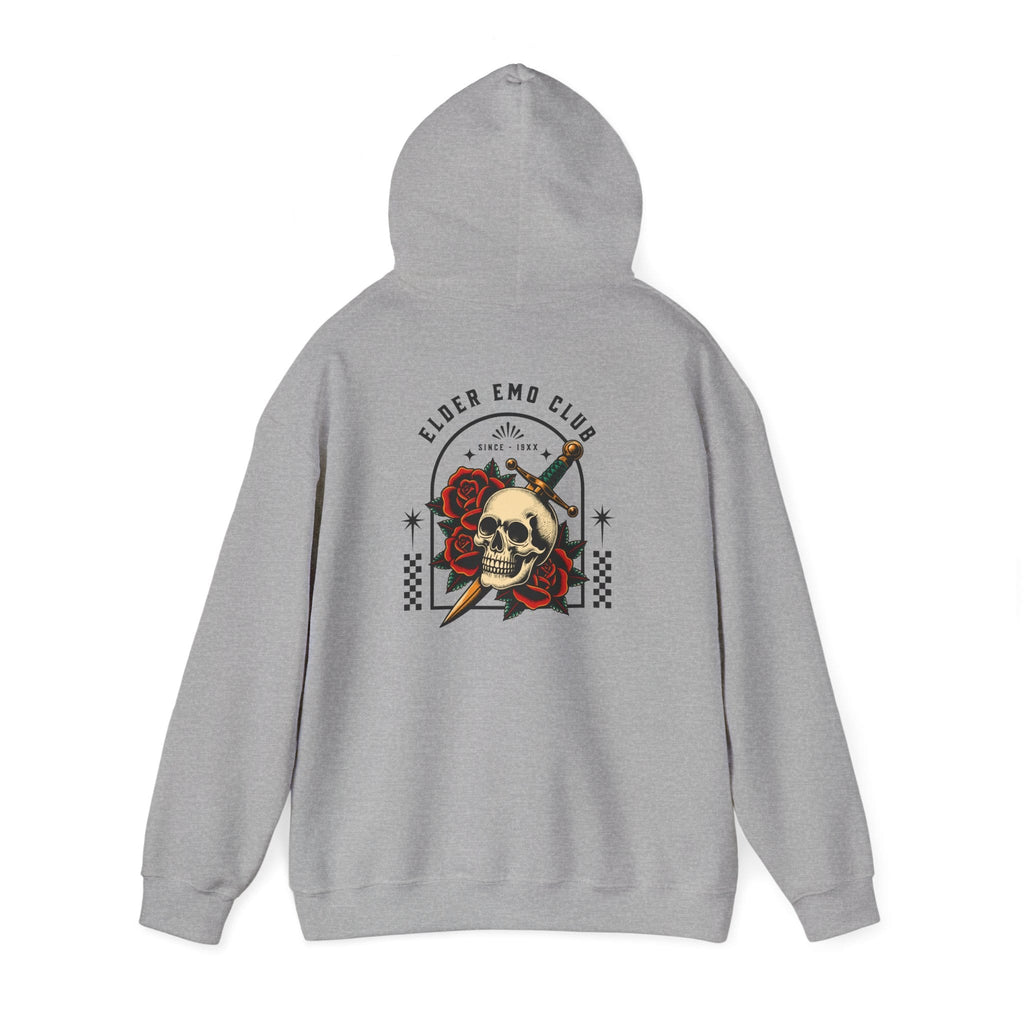 Elder Emo Club Skull & Dagger Hoodie S / Sport Grey