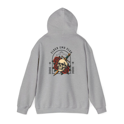 Elder Emo Club Skull & Dagger Hoodie S / Sport Grey