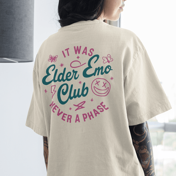 Elder Emo Club Smiley Tee