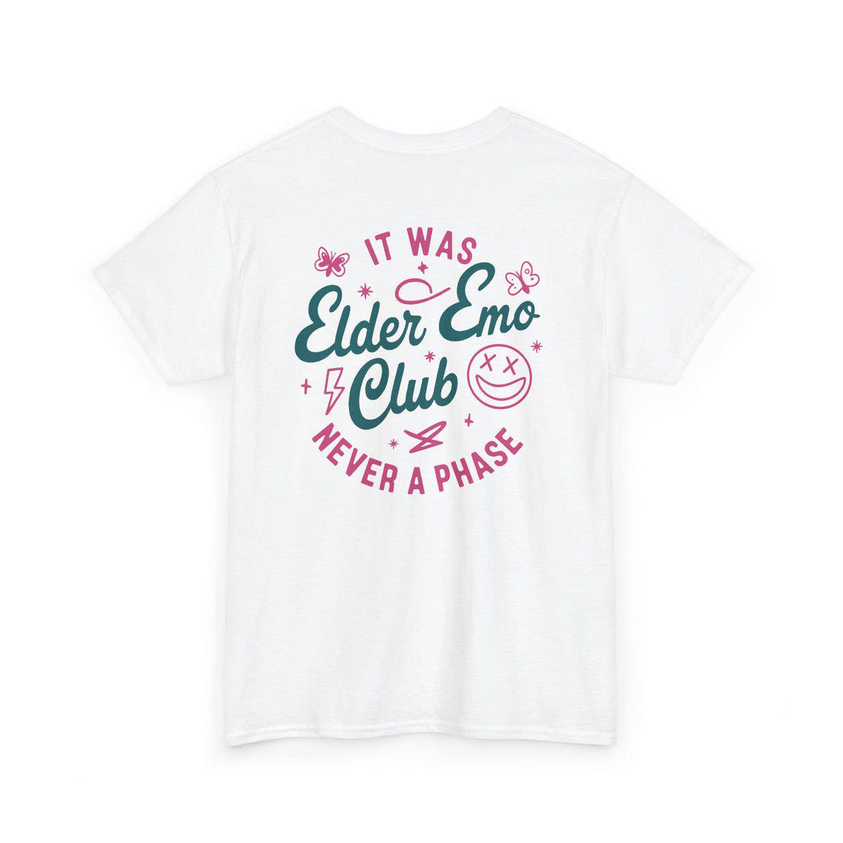 Elder Emo Club Smiley Tee S / White