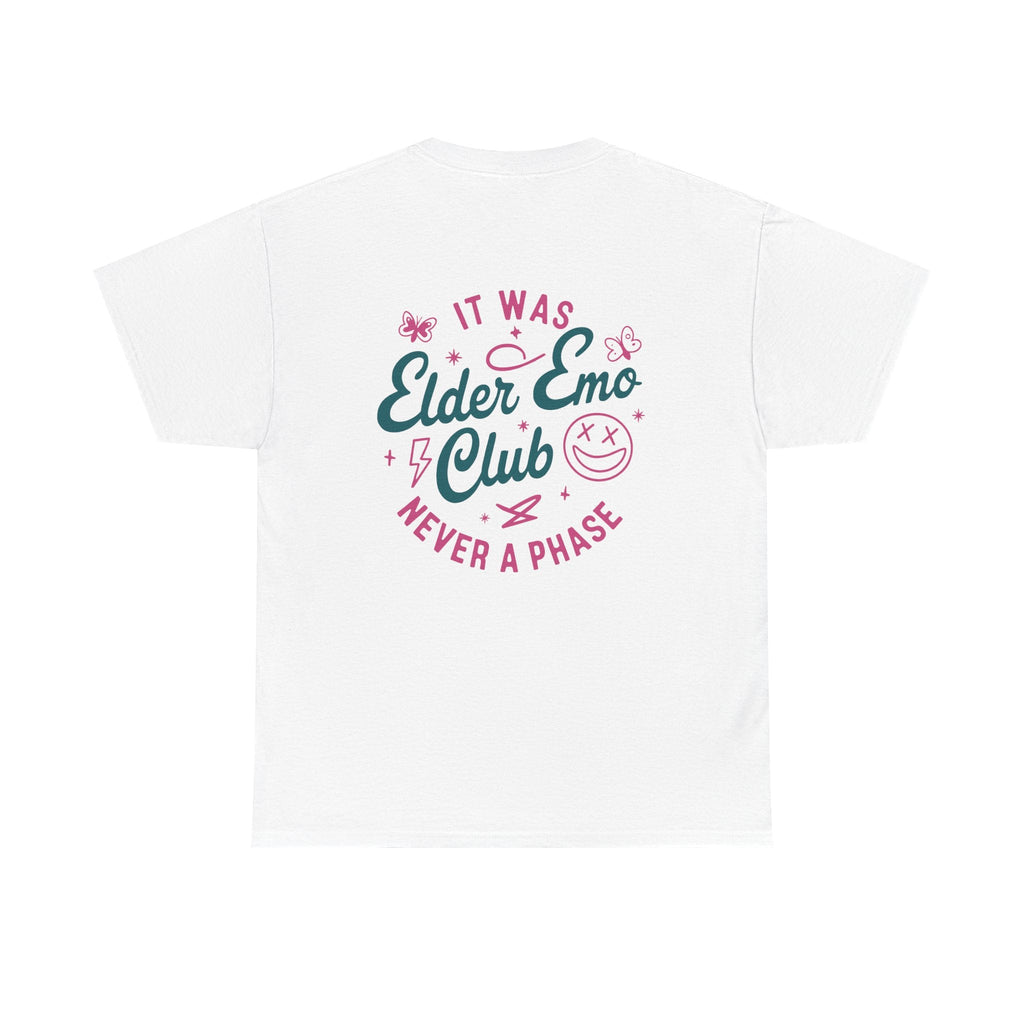 Elder Emo Club Smiley Tee White / S
