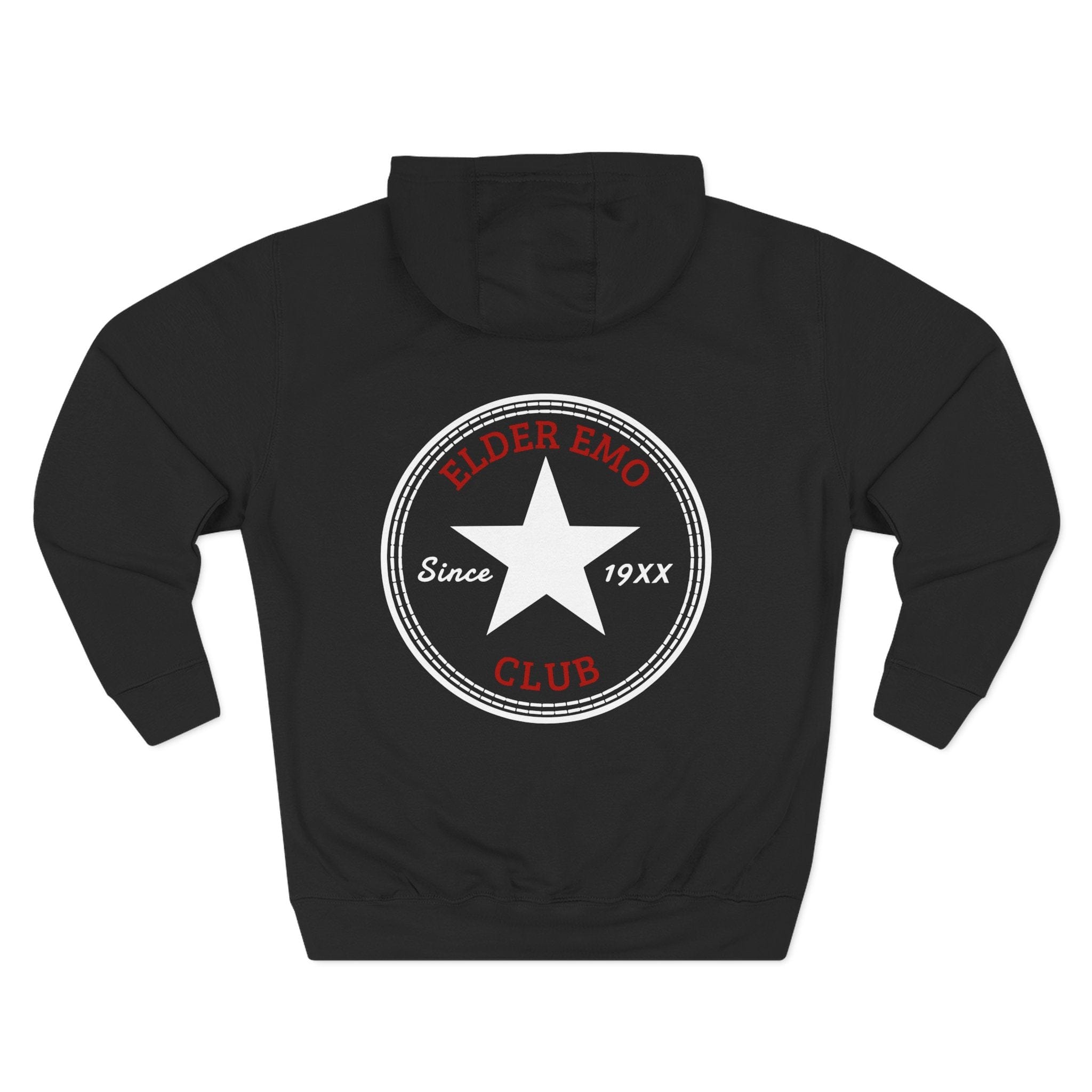 Elder Emo Club Star Hoodie S / Black