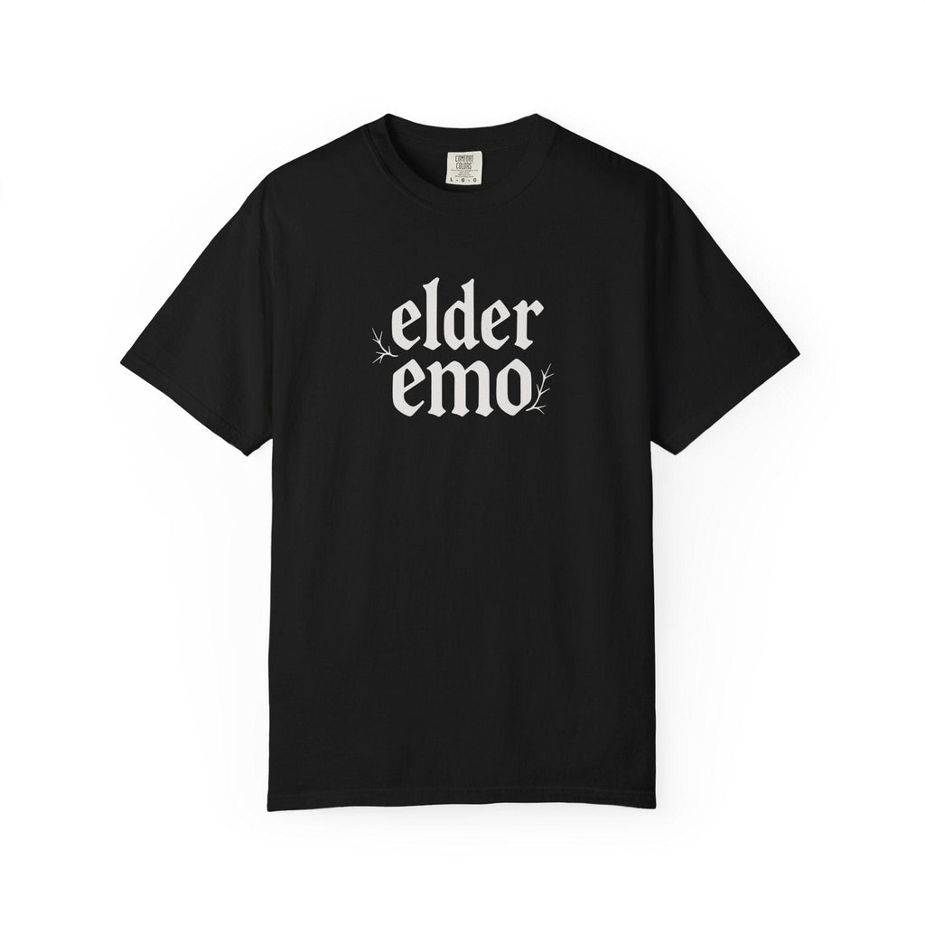 Elder Emo Gothic Tee on Comfort Colors Black / S
