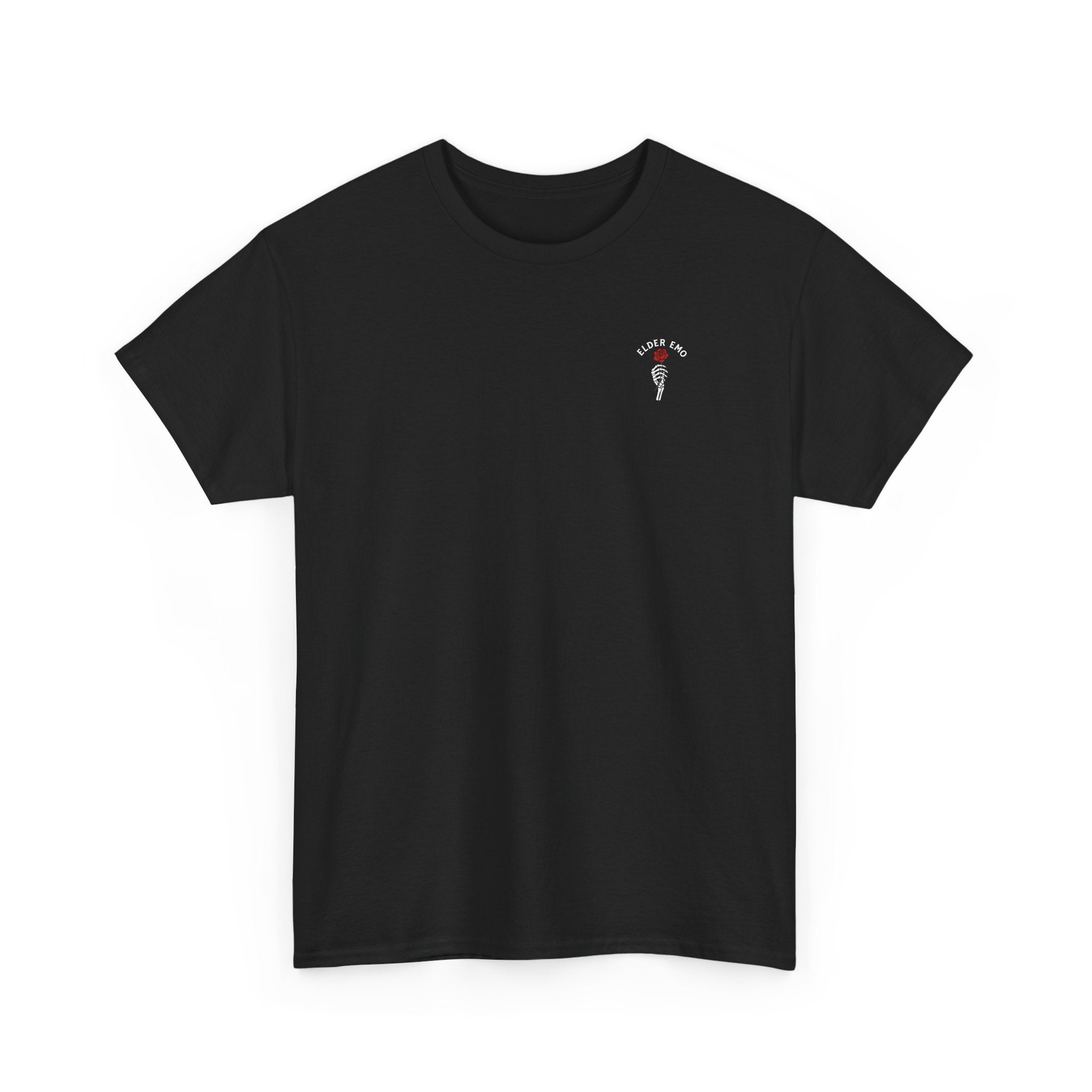Elder Emo Rose Badge Tee Black / S