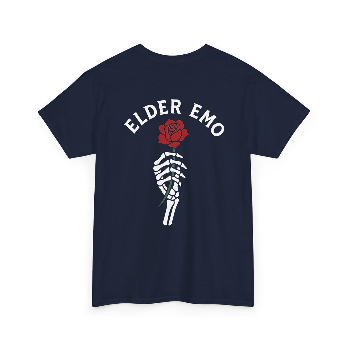 Elder Emo Rose Badge Tee S / Navy