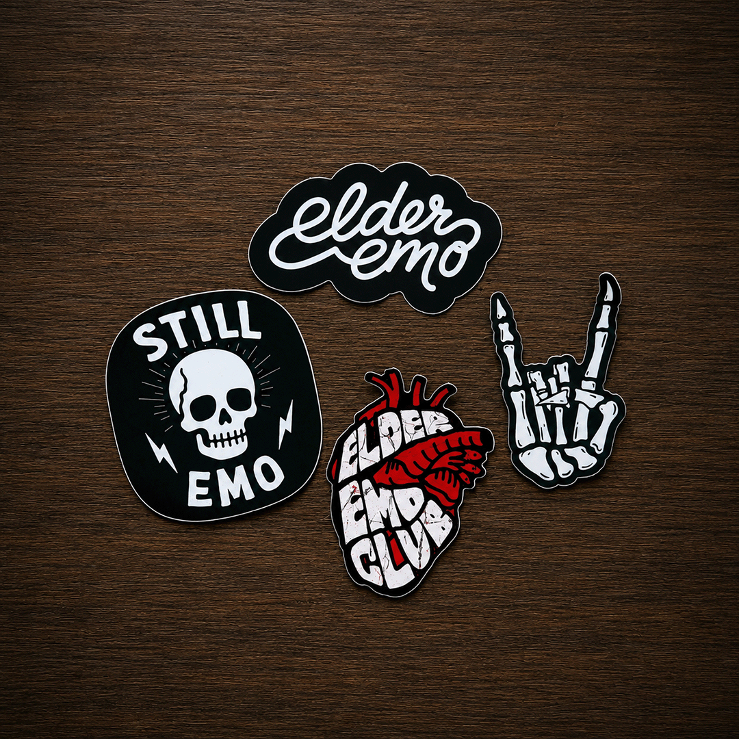 Elder Emo Sticker Pack
