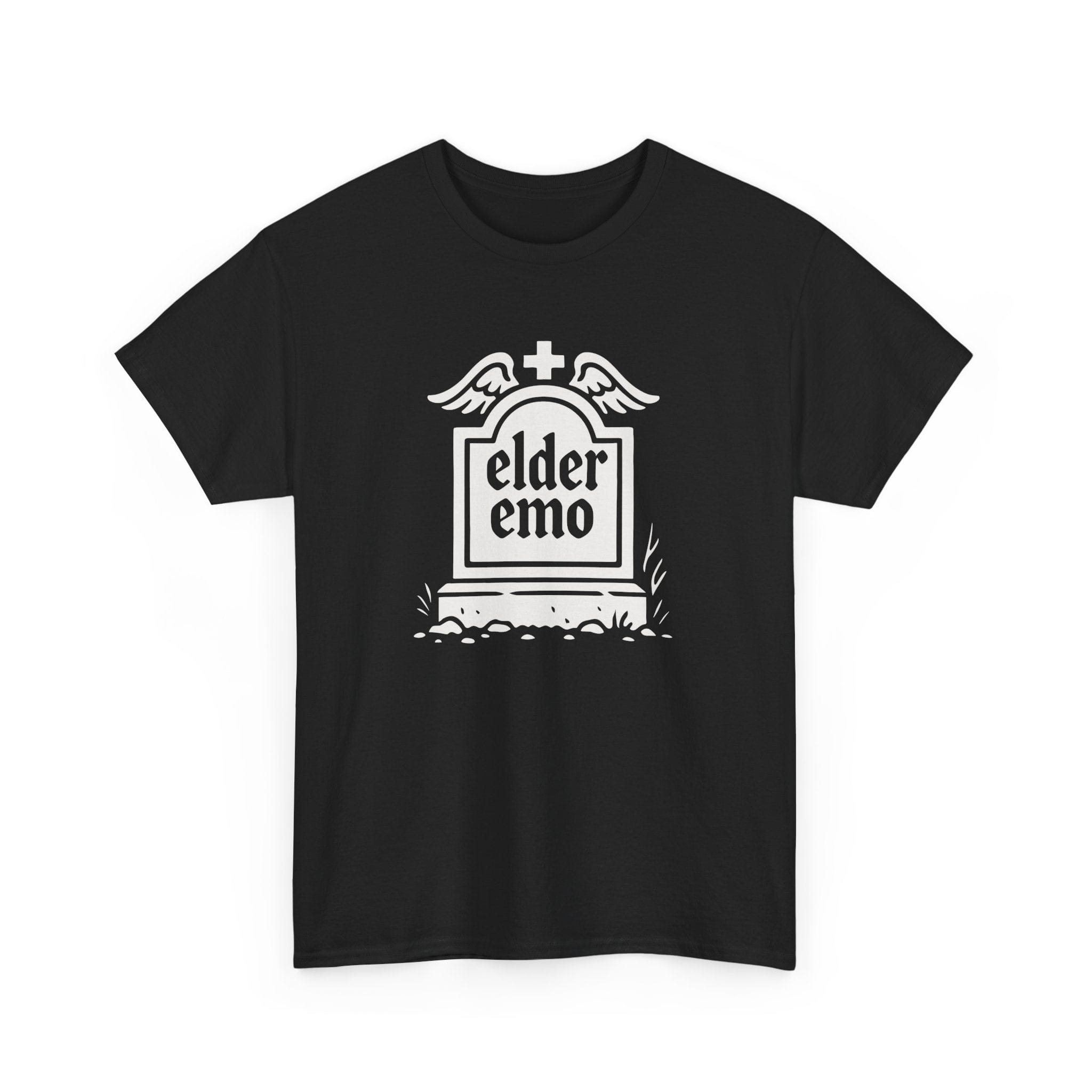Elder Emo Tombstone Tee Black / S