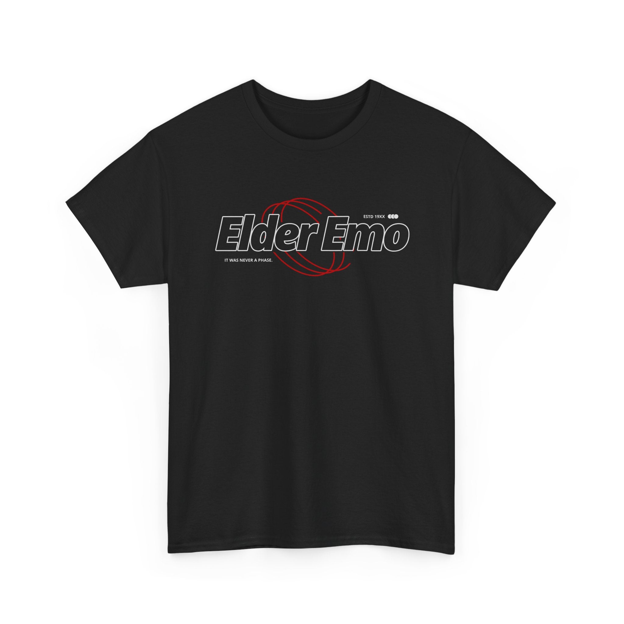 Elder Emo Was Never A Phase Tee Black / S