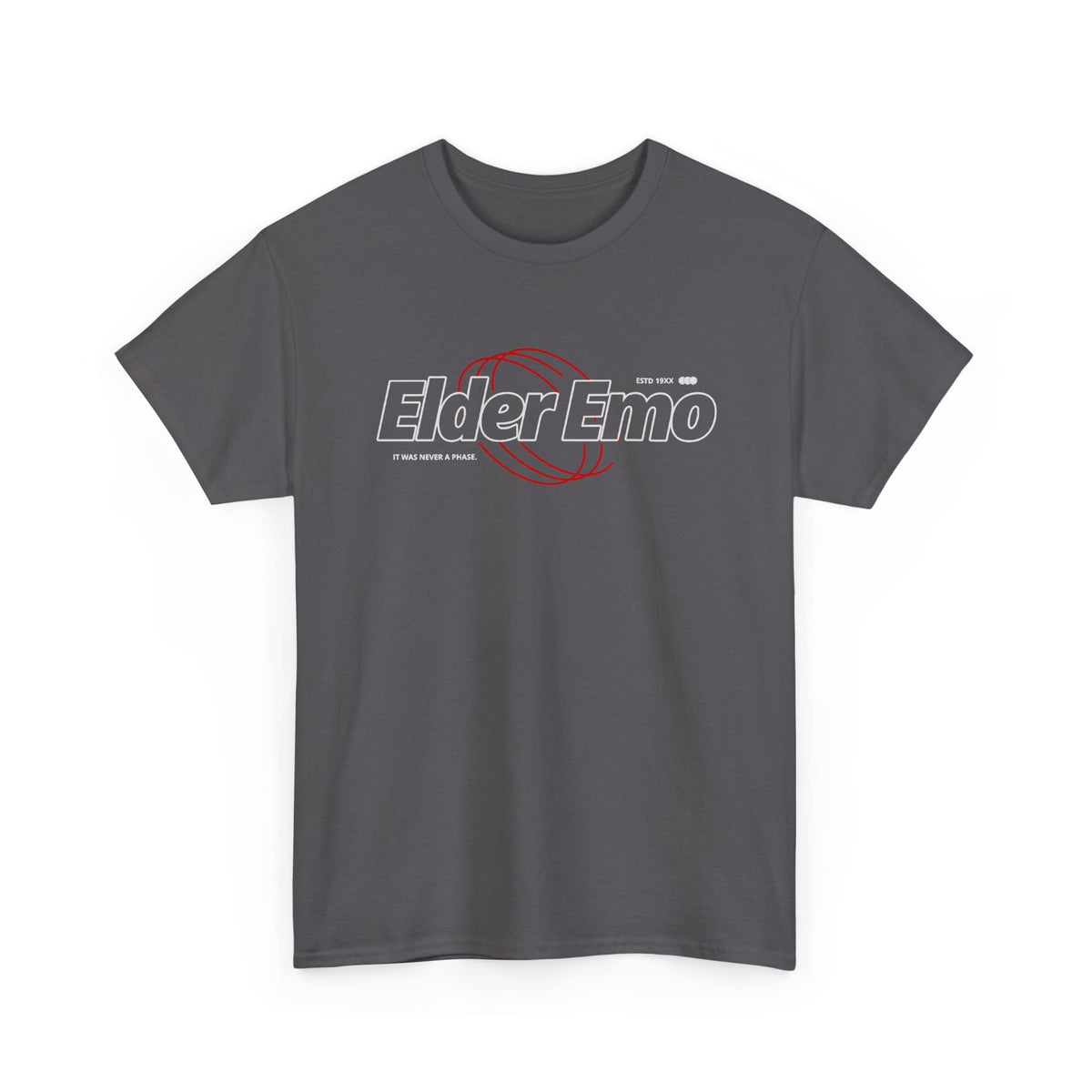 Elder Emo Was Never A Phase Tee S / Charcoal