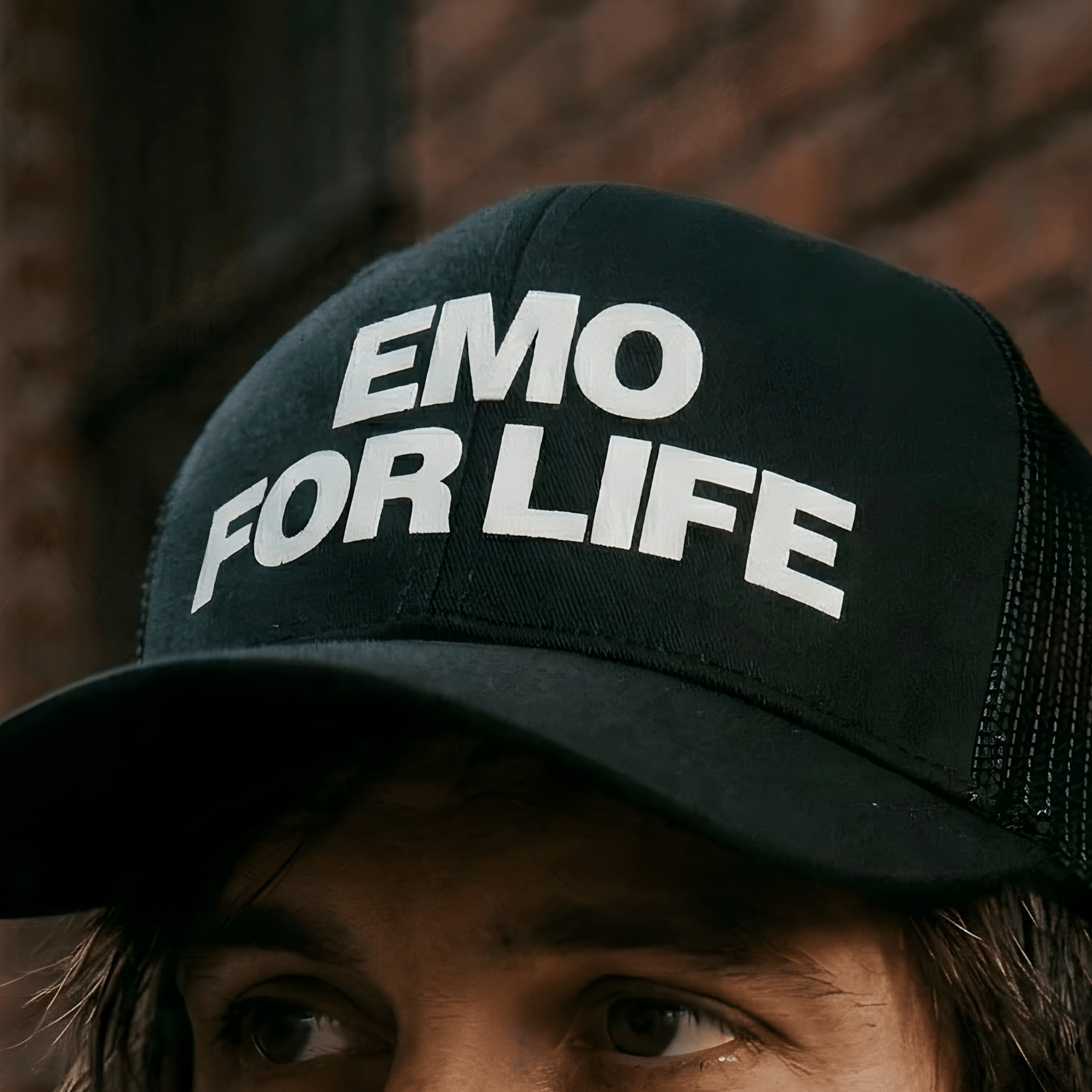 EMO FOR LIFE Trucker Hat One size / Black