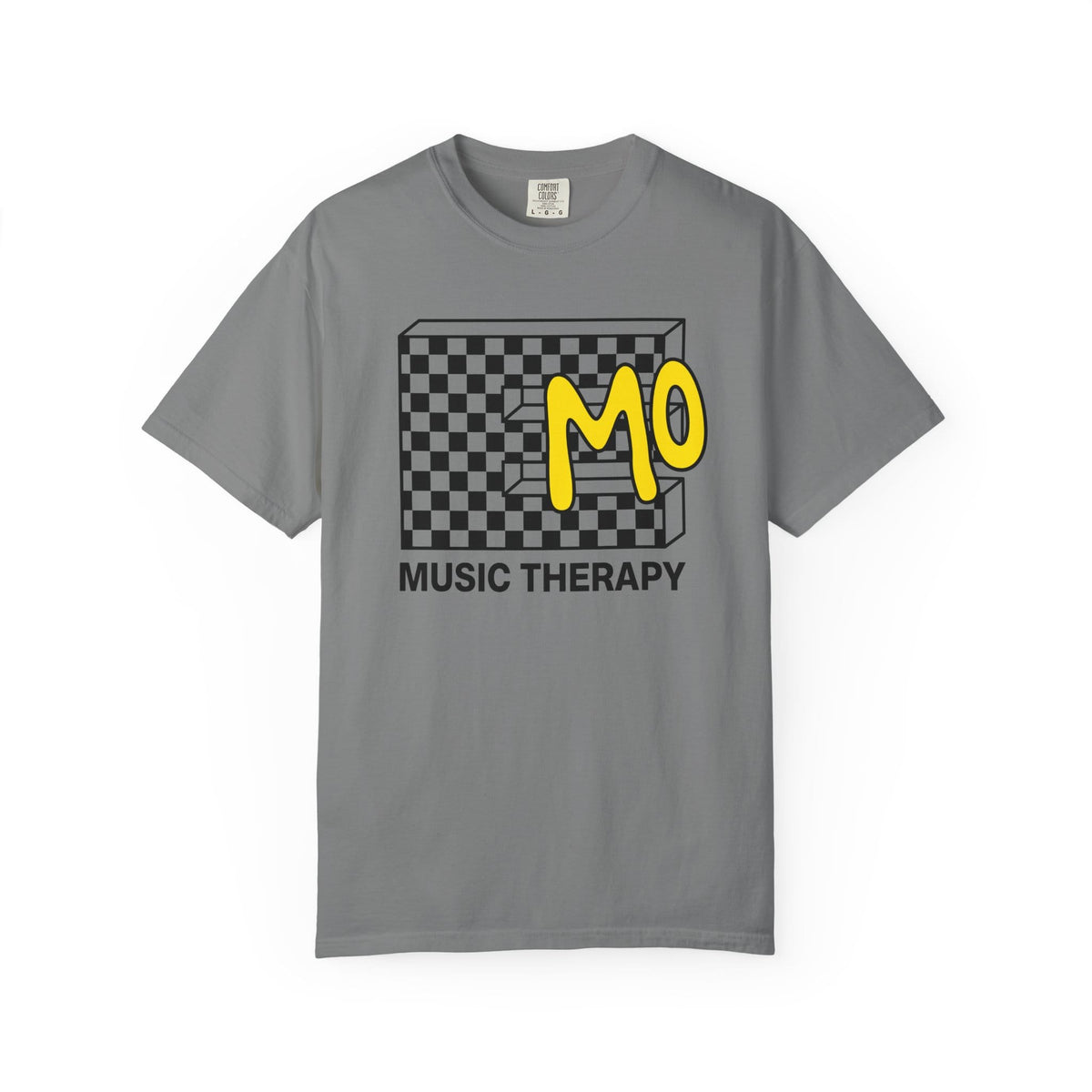 Emo Music Therapy BYW Tee on Comfort Colors Grey / S