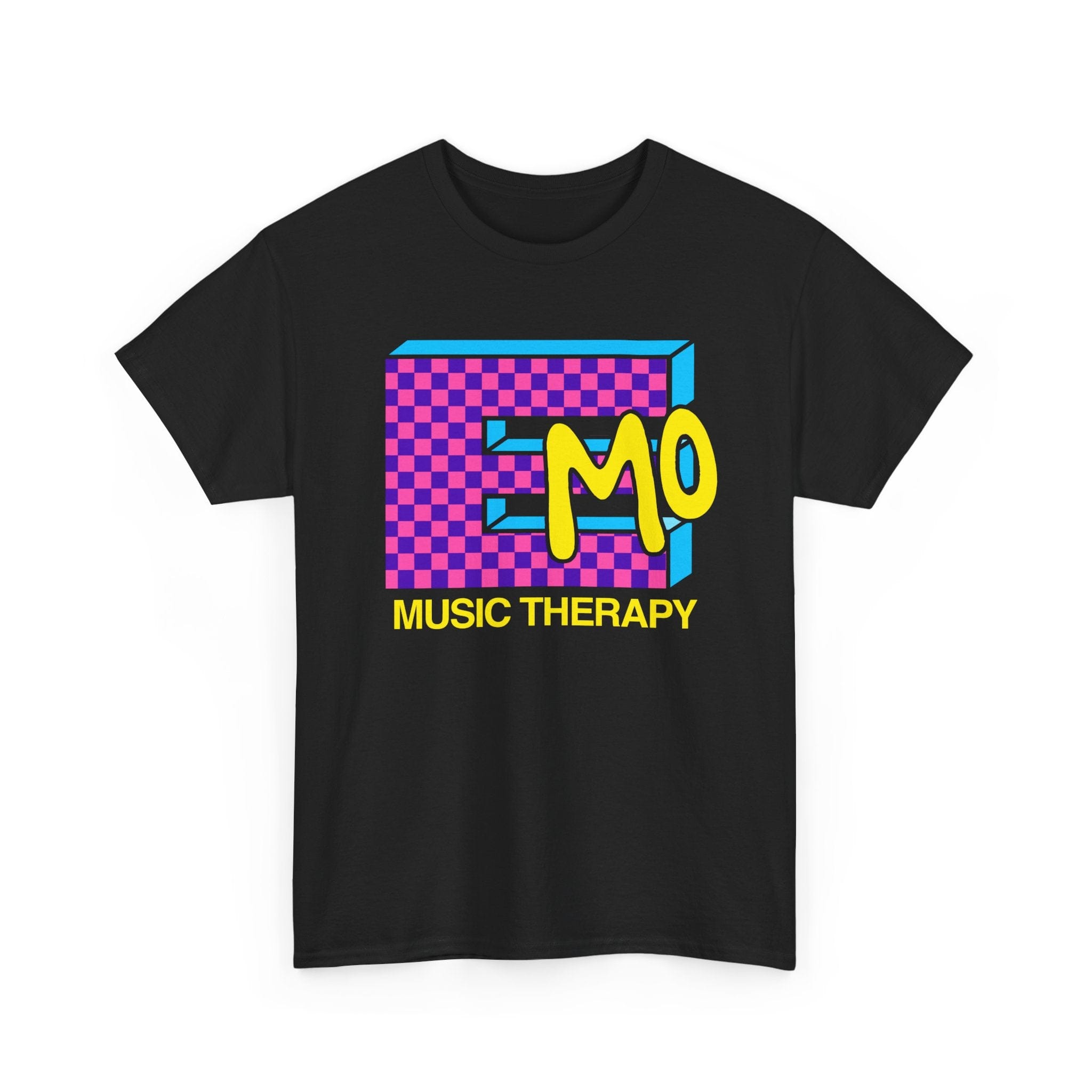 Emo Music Therapy Tee Black / S