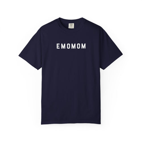 emomom Tee on Comfort Colors True Navy / S