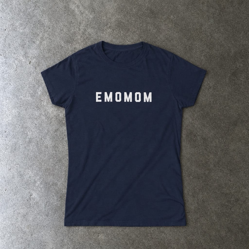 emomom - Women's Tee S / Navy