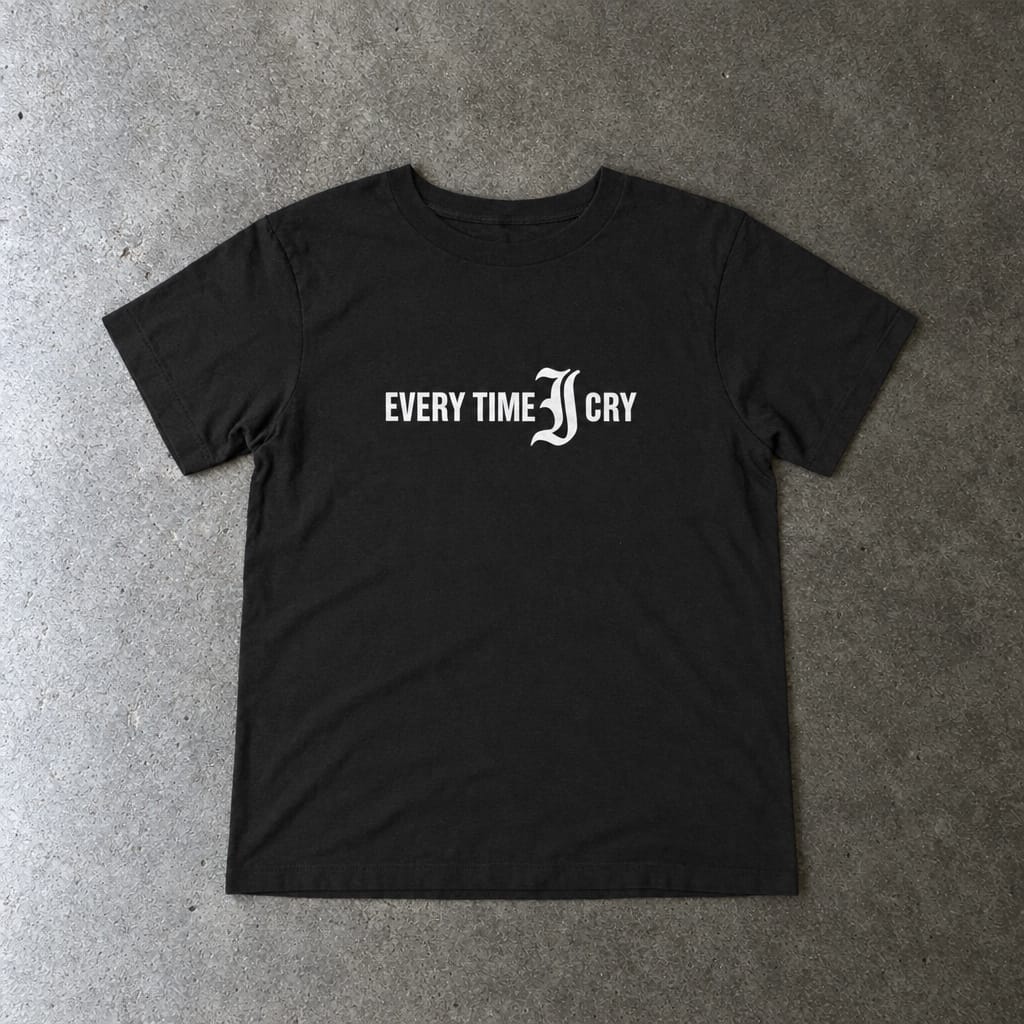 Every Time I Cry - Toddler Tee Black / 2T